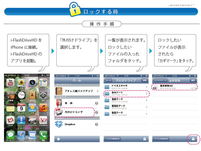 「iデバイス」内のカメラロールの
