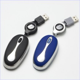 コードリール式光学式マウス M2056 