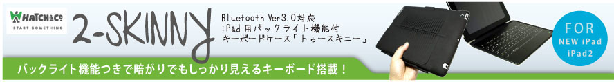 iPadケース　2-SKINNY