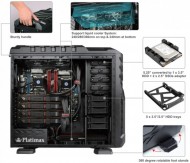 最大9レーンの拡張スロットと大型搭載簡易水冷CPUクーラーを2基搭載可能
