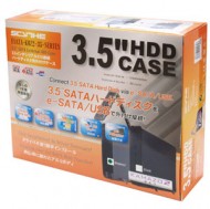 サイズ　e-SATA鎌蔵2 3.5　ESATA-KMZ2-35