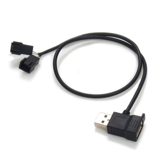 サイズ【PCCOOLER】USB FAN Y CABLE