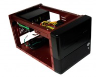 サントラスト　miniITXケース　STMIT-BK/RD