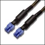 ■ PCI-Express用6ピンコネクタ×2でSLI標準対応 
PCI-Express用6ピンコネクタ×2標準装備なので、ハイエンドVGAのSLI使用にも対応しています。さらに、ケーブルにREMI技術によるノイズカット処理が施されているので、ノイズによる画像のちらつきや画質劣化を防ぎ、クオリティの高い描画が可能になります。 DVD観賞やゲームを楽しむのに最適です。