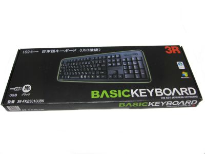 3R System USB接続スタンダード109日本語キーボード  3R-FKB3010U