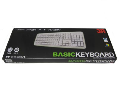 3R System PS2接続スタンダード109日本語キーボード  3R-FKB3010P