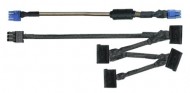 ペリフェラルコネクタ1 + S-ATAコネクタ4 X 1本
PCI-E REMI 付　6pinコネクタ X 1本
電源本体寸法：幅150mm(W) x 高さ86mm(H) x 奥行160mm 
